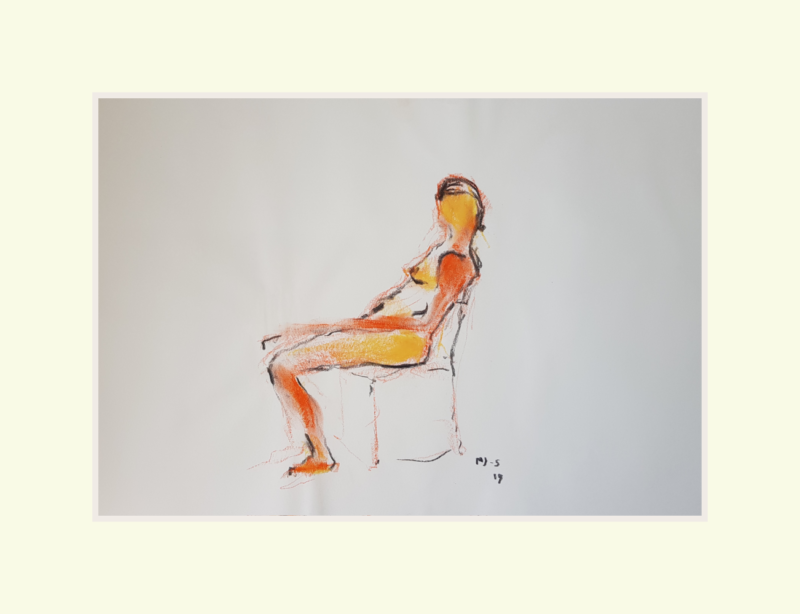 Akt mit Sessel